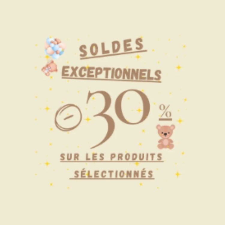 NOS SOLDES EXCEPTIONNELLES À -30%