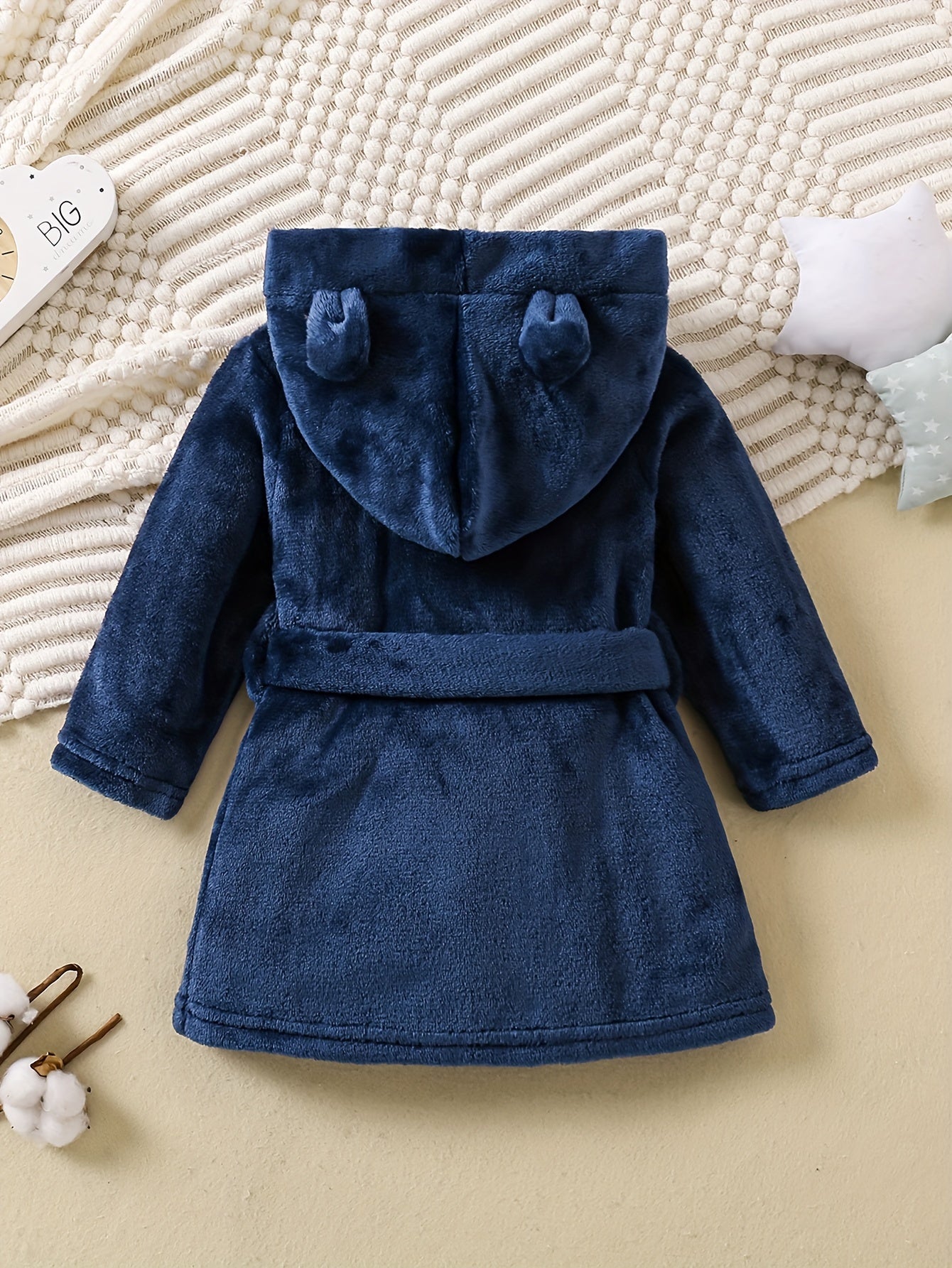 Peignoir de nuit confortable avec ceinture pour bébé