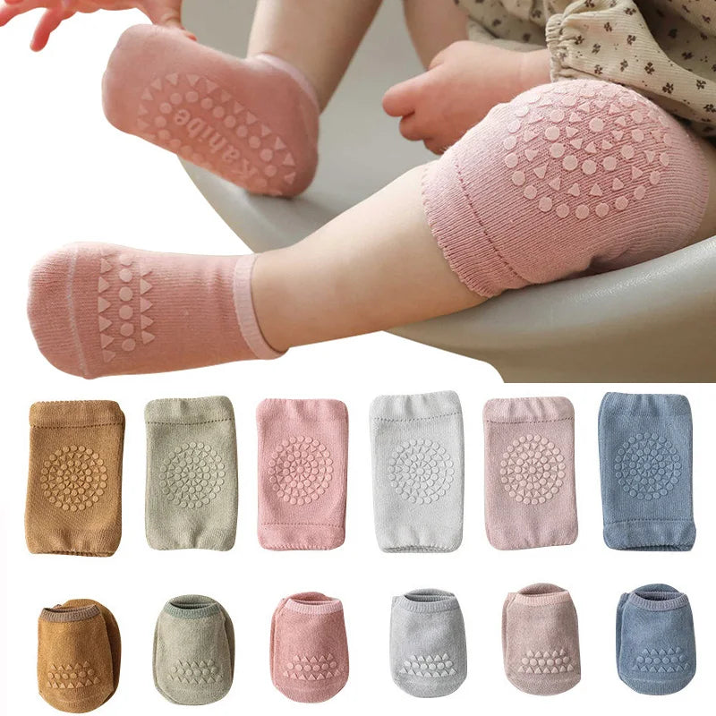 Ensemble de genouillères et chaussettes pour bébé