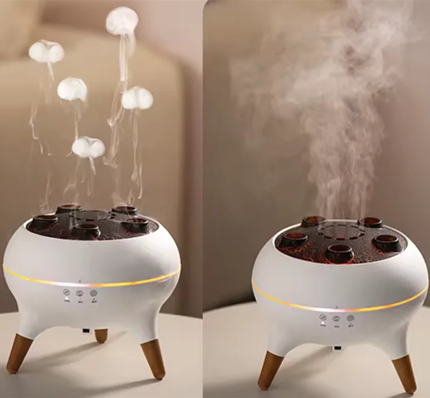 Humidificateur d'Air Dynamique en Forme de Méduse