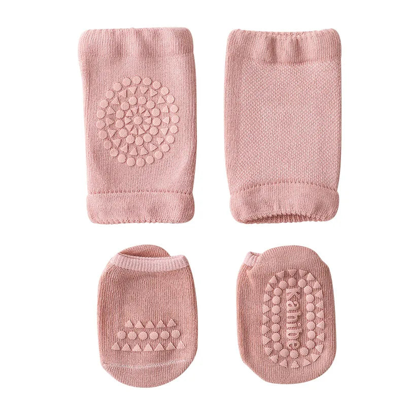 Ensemble de genouillères et chaussettes pour bébé