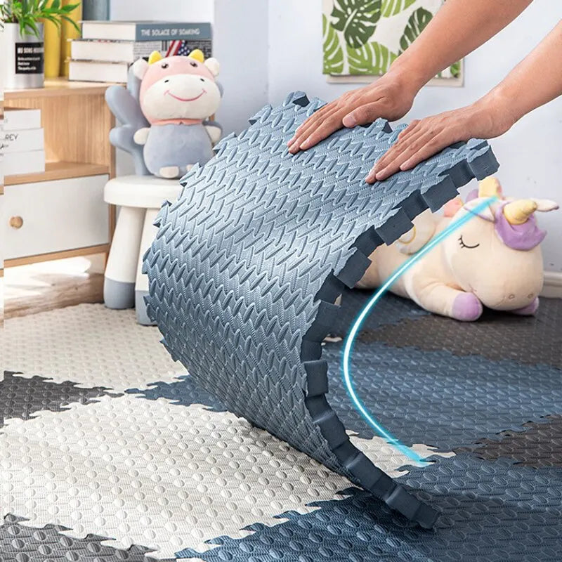 Lot de 16 tapis de jeu pour bébé en mousse