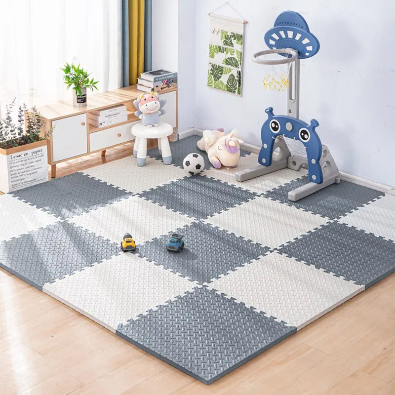 Lot de 16 tapis de jeu pour bébé en mousse