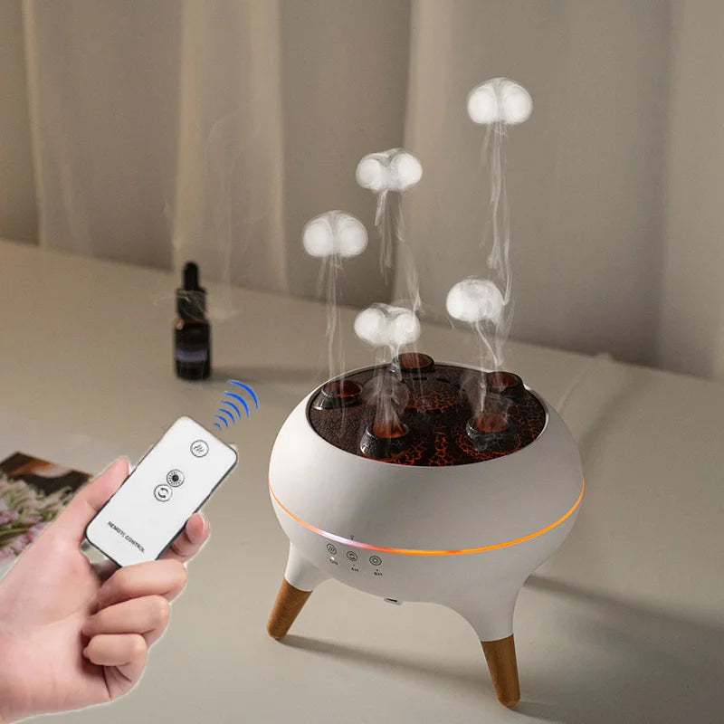 Humidificateur d'Air Dynamique en Forme de Méduse