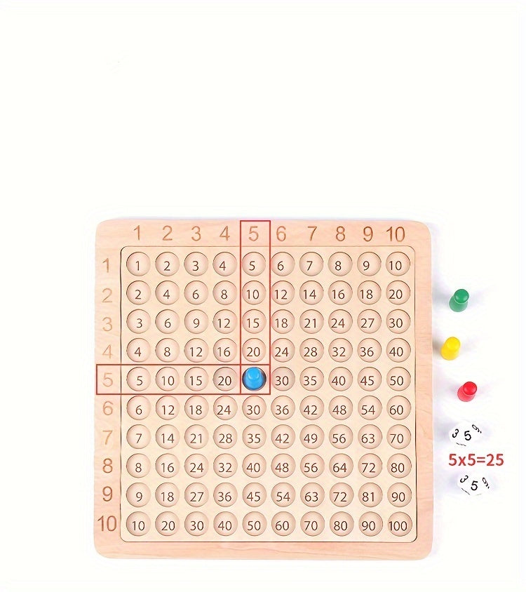 Jouet mathématique de table de multiplication