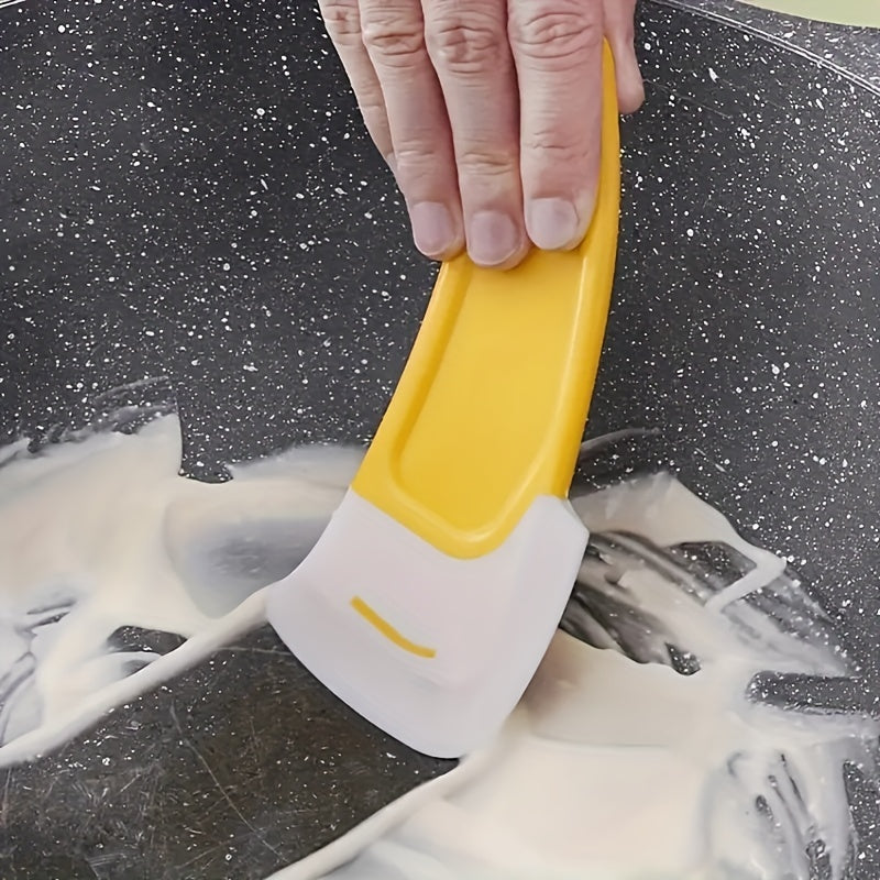 Grattoir de cuisine en silicone pour huile et graisse